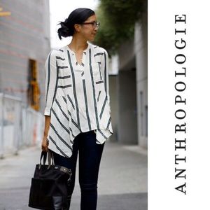 Anthropologie - Maeve - Laiken Henley Top in Black